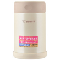 象印(ZO JIRUSHI)焖烧杯SW-EAE50 进口304不锈钢真空焖烧杯保温壶保温杯焖烧罐正品 500ml 奶白色