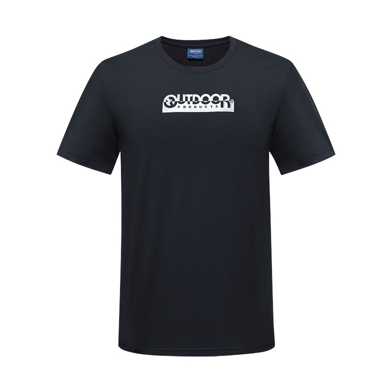 （OUTDOOR PRODUCTS）运动户外男女情侣短袖T恤圆领印花上衣ODAJG81017