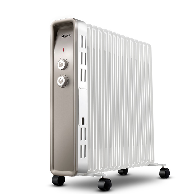 艾美特(Airmate)取暖器 HU1522-W1 电暖器 油汀 15片加宽叶片 3000W大功率 家用电暖气 智能控温
