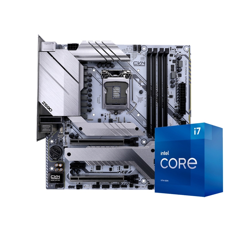 七彩虹Z590M主板+Intel i7-11700K CPU+3060 Advanced OC 12G L 主板套装