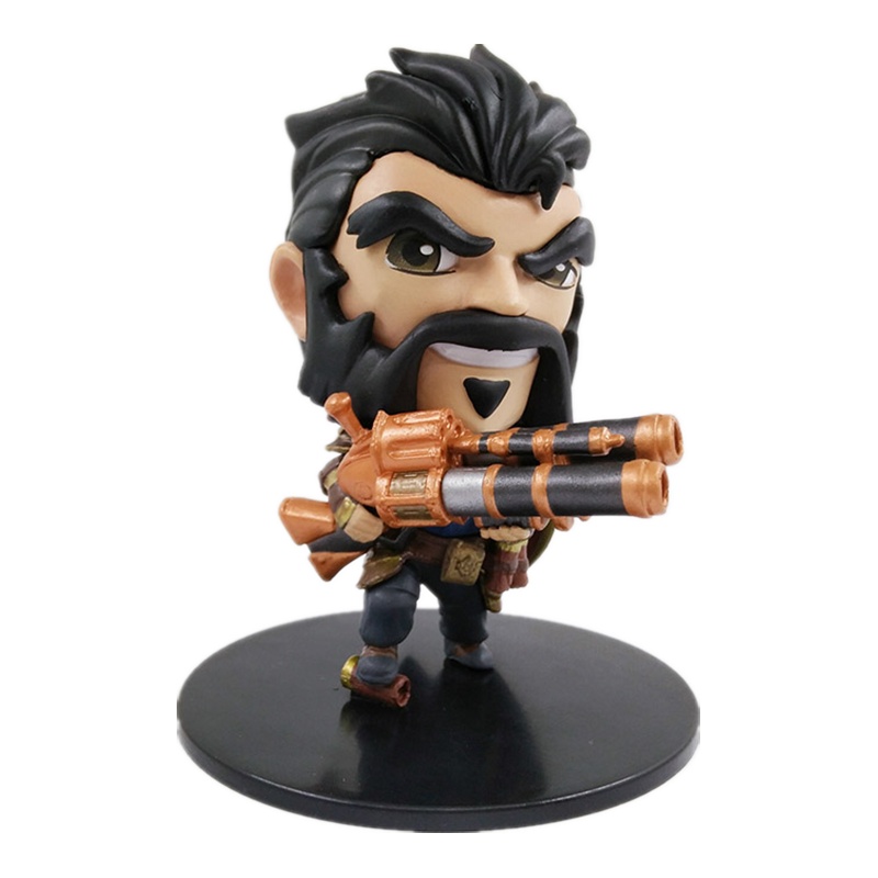 英雄联盟LOL手办 法外狂徒 格雷福斯 男枪 023 模型摆件礼物