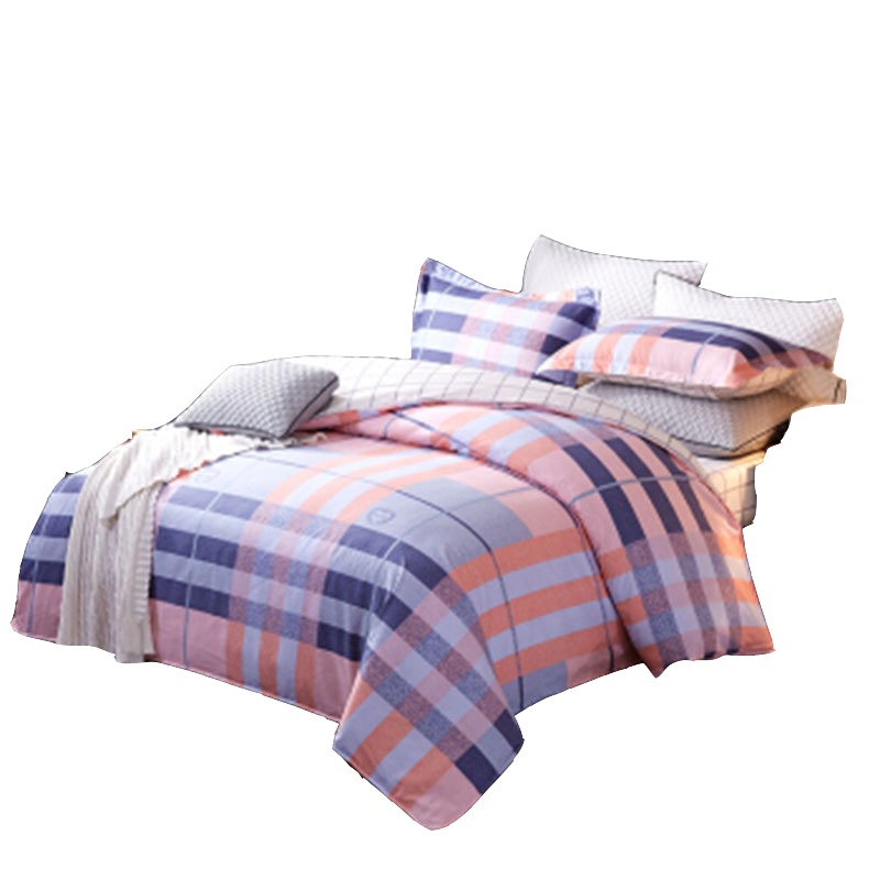 路易卡罗纯棉活性印花四件套 卡西尔 亮点生活 德鲁LK-6010 混色(单位:件)