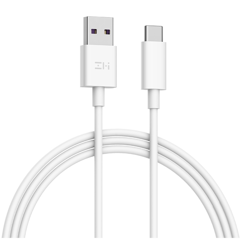 ZMI（紫米）USB连接线Type-C数据线高配版100cm 黑 5A 超级快充