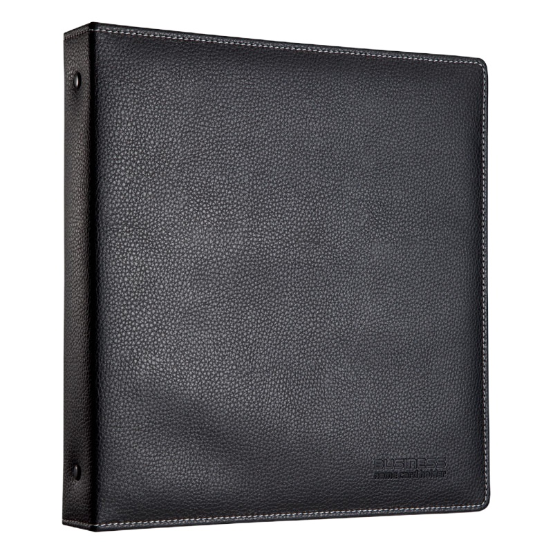 齐心 A2104 商务名片册 二段八格/480枚 黑 (单位:本)