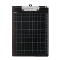 齐心文具 A724 A4 竖式平板夹 记事夹 写字板夹 垫板文件夹 板夹 黑色