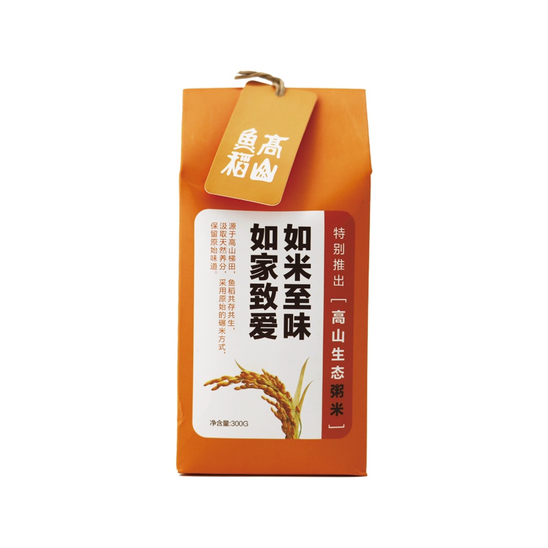 [中华特色]三江馆 三江特产 高山鱼稻 鱼稻混养 一级灿米300g装 华南地区  48小时内发货