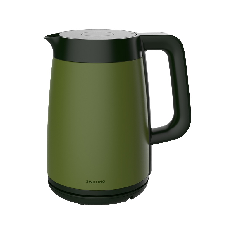 双立人ZWILLING NOW青柠色电热水壶家用烧水壶便携式保温控温一体