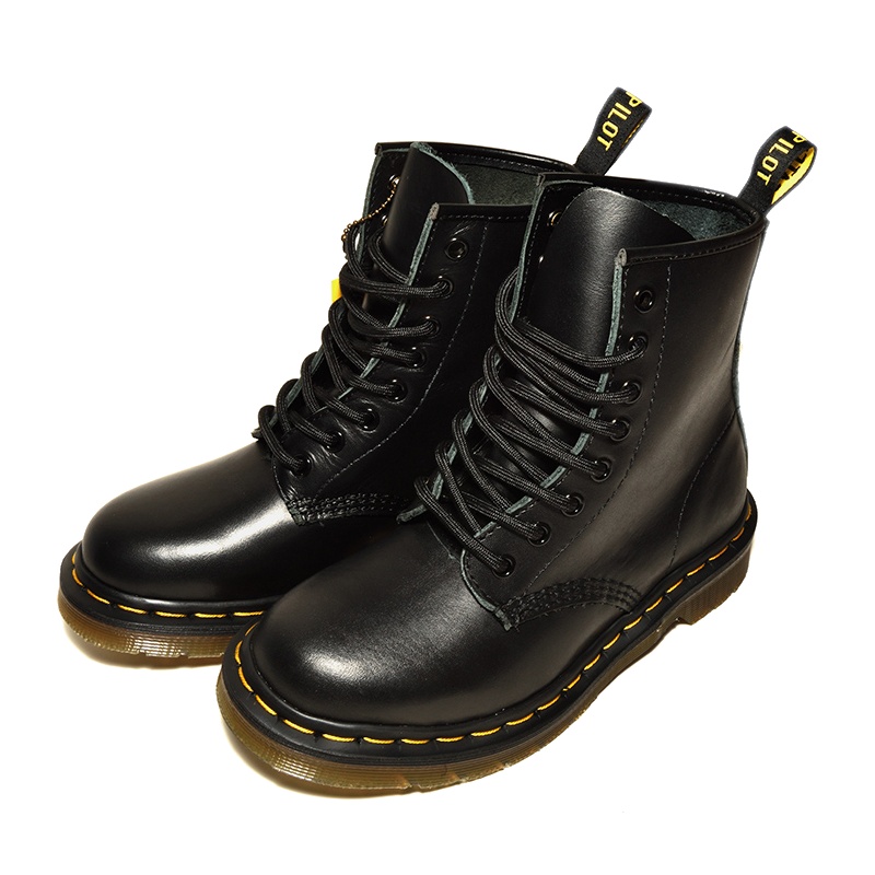 CATERPILOT 男女情侣鞋 欧美风真皮耐磨休闲皮靴潮流靴马丁靴新款百搭休闲男士女士马丁靴