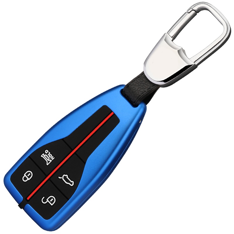 红旗汽车钥匙套2020款红旗hs5钥匙包hs7专用高档扣H9全包保护壳挂件钥匙链环绳传枫