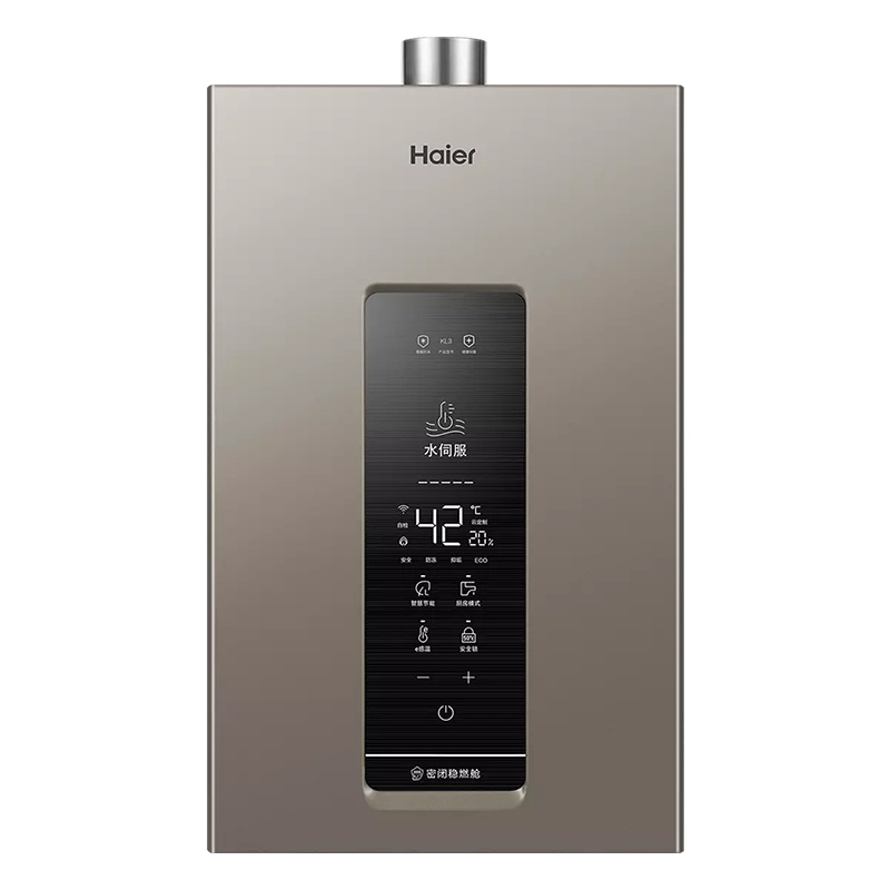 Haier/海尔16升燃气热水器家用零冷水 双增压 即开即热 全屋多点用水 五重净化 密闭稳燃仓F-A-5上门安装