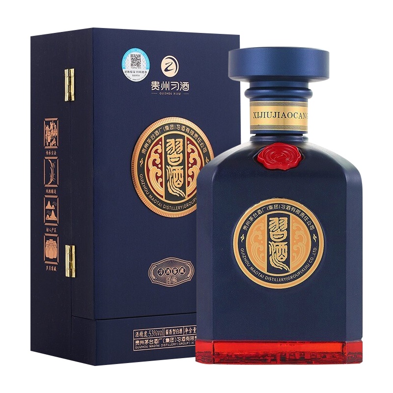 茅台集团 贵州习酒 窖藏传承 53度 500ml 单瓶装 酱香型白酒