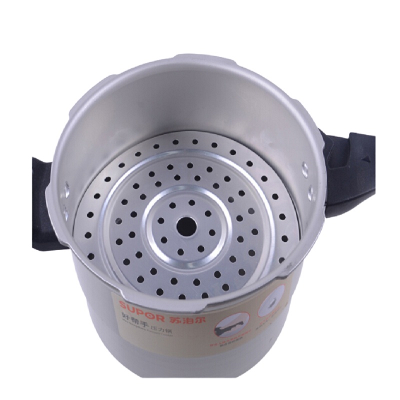 苏泊尔(SUPOR)压力锅YL229H2铝制带蒸格压力锅 单台装