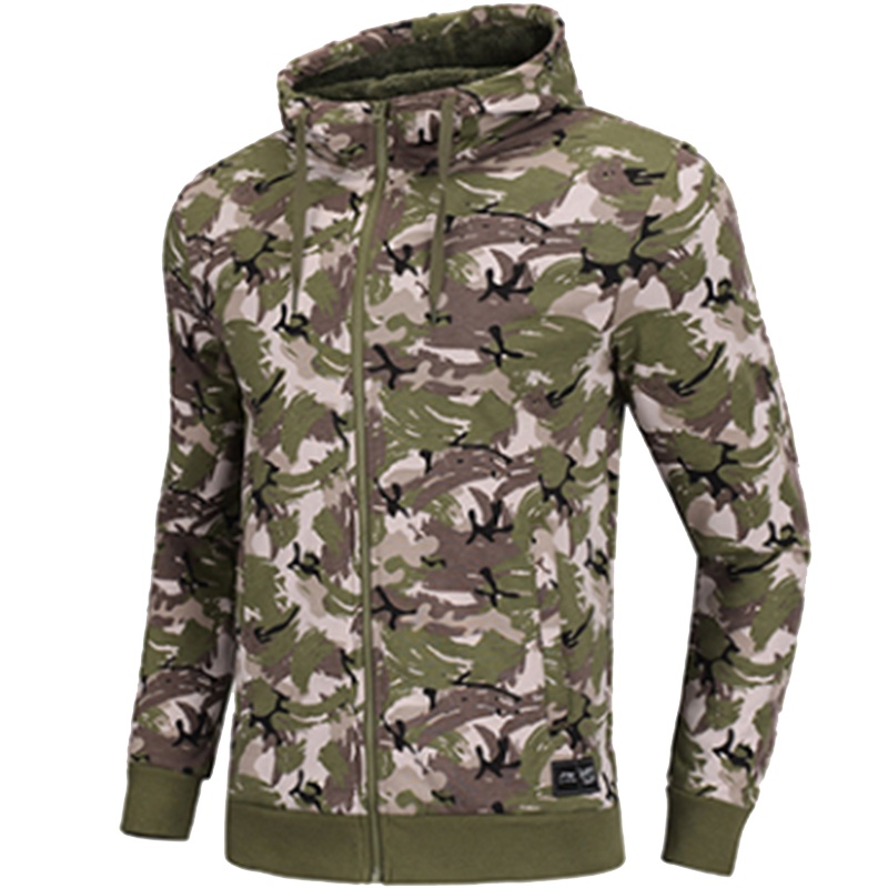 李宁男子时尚开衫连帽摇粒绒卫衣