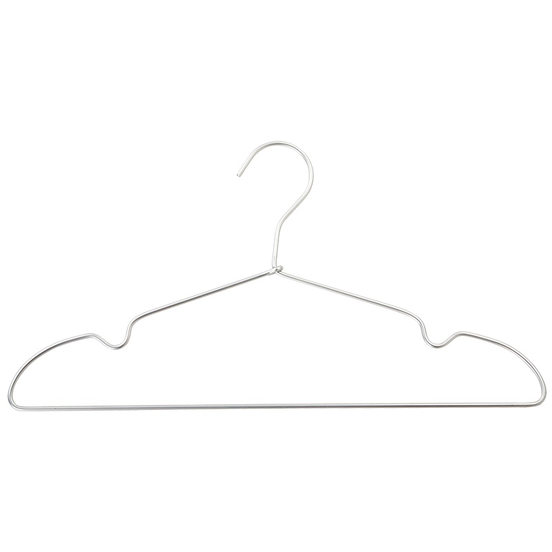 苏宁极物 铝制衣架三只装 银色