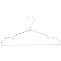 苏宁极物 铝制衣架三只装 银色