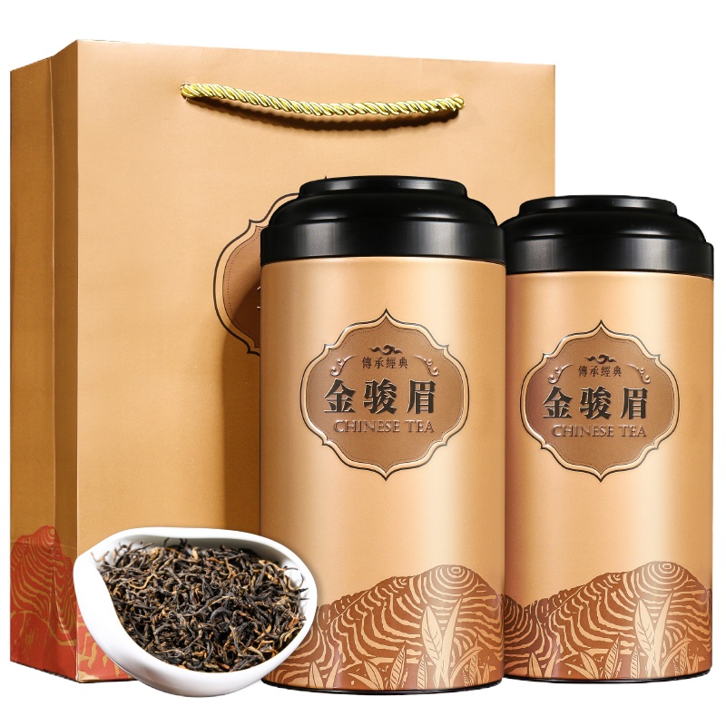 [赠一壶四杯]金骏眉正山小种 茶叶红茶礼盒装罐装散装 金骏眉共500g(赠一壶四杯)
