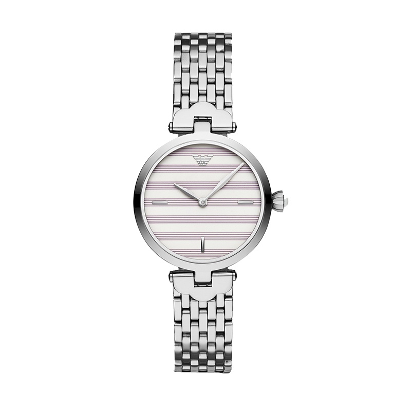 阿玛尼(EMPORIO.ARMANI)手表 佟丽娅同款休闲石英表女士腕表欧美表 AR11195
