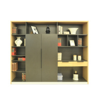 鸿业盛大FSH85-1753办公柜文件柜木质资料柜书柜储物柜带门收纳柜落地柜办公桌配套书柜