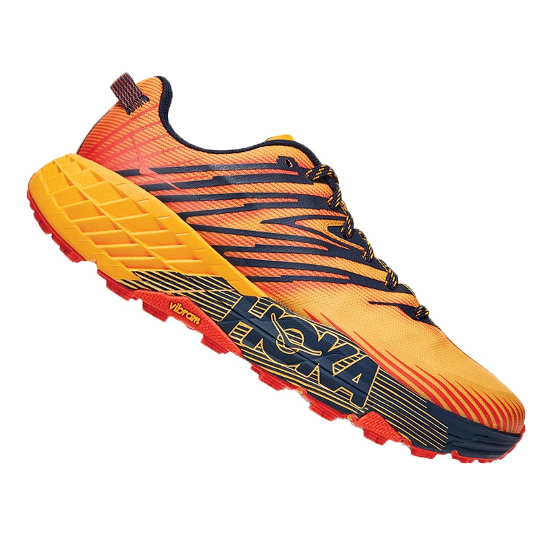Hoka One One男飞速羚羊4越野跑步鞋Speedgoat4 1106525-GFBI