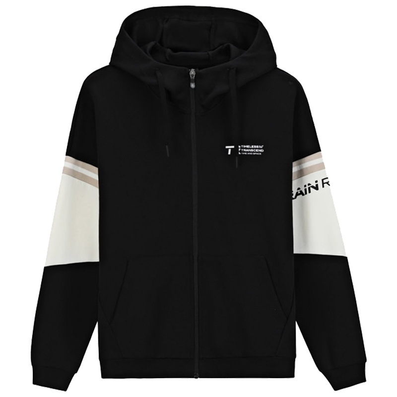 361度男装秋季新款开襟卫衣361连帽运动服男运动外套男551934860