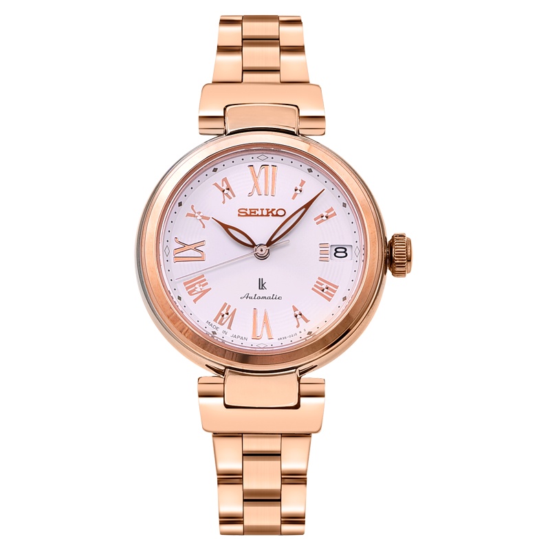 seiko精工手表Lukia系列简约时尚小表盘自动机械腕表
