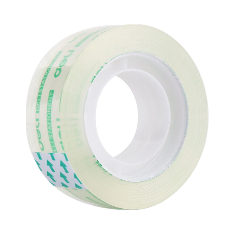 得力 30065 18mm*30y*38um 透明胶带粘性胶 8卷/筒(一筒装)可定制