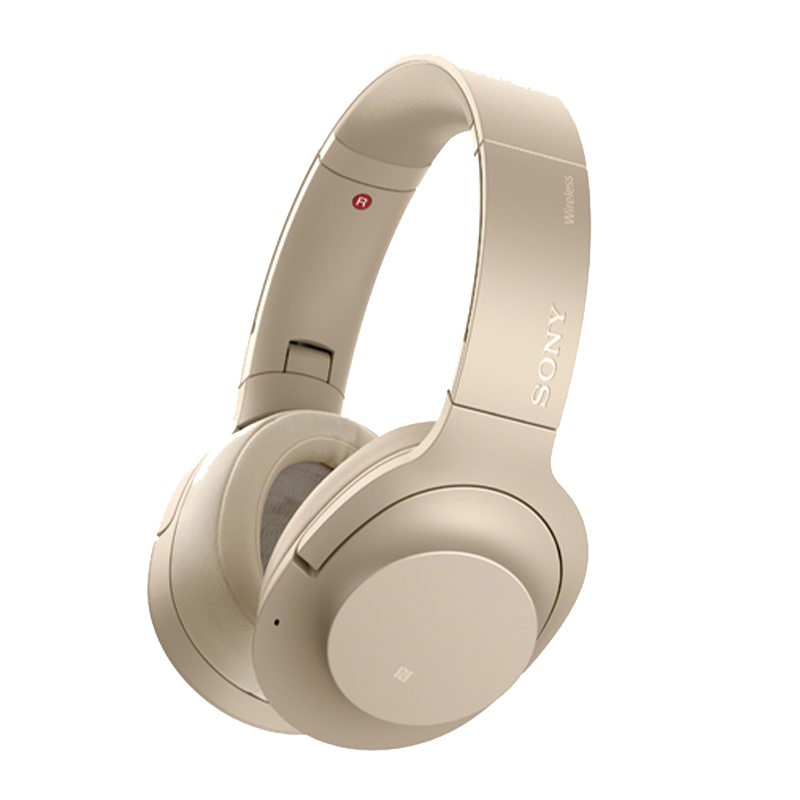 Sony/索尼 WH-H900N(浅金色) 头戴式重低音无线降噪蓝牙耳机索尼 手机无线耳机通话触控电脑耳麦