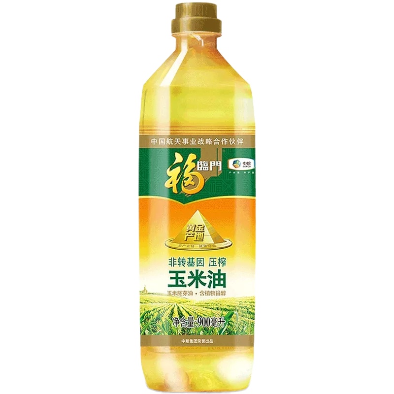 福临门 黄金产地 玉米油 900ML