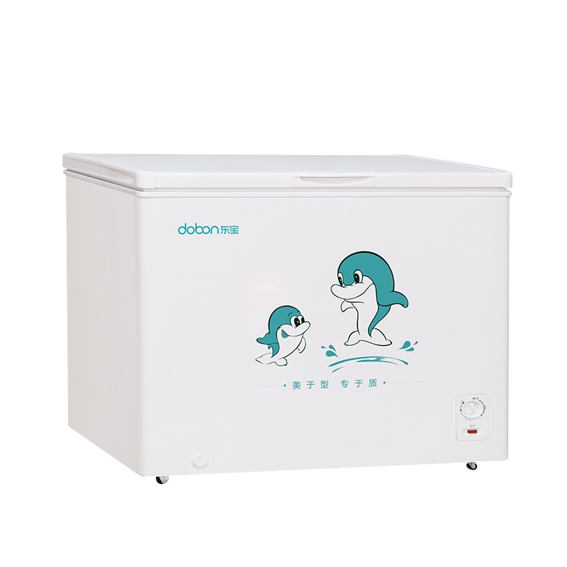 星星出品 东宝(DOBON)BD/BC-343TBJ 343升单温卧式冷柜 商用小型家用节能顶开门冷柜 冷藏冷冻随意转换