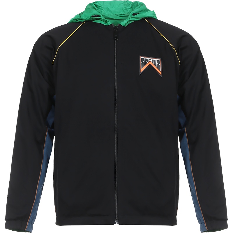 PRADA 普拉达 男士 棉质锦纶双面连帽夹克外套上衣 SJC559 1NWX
