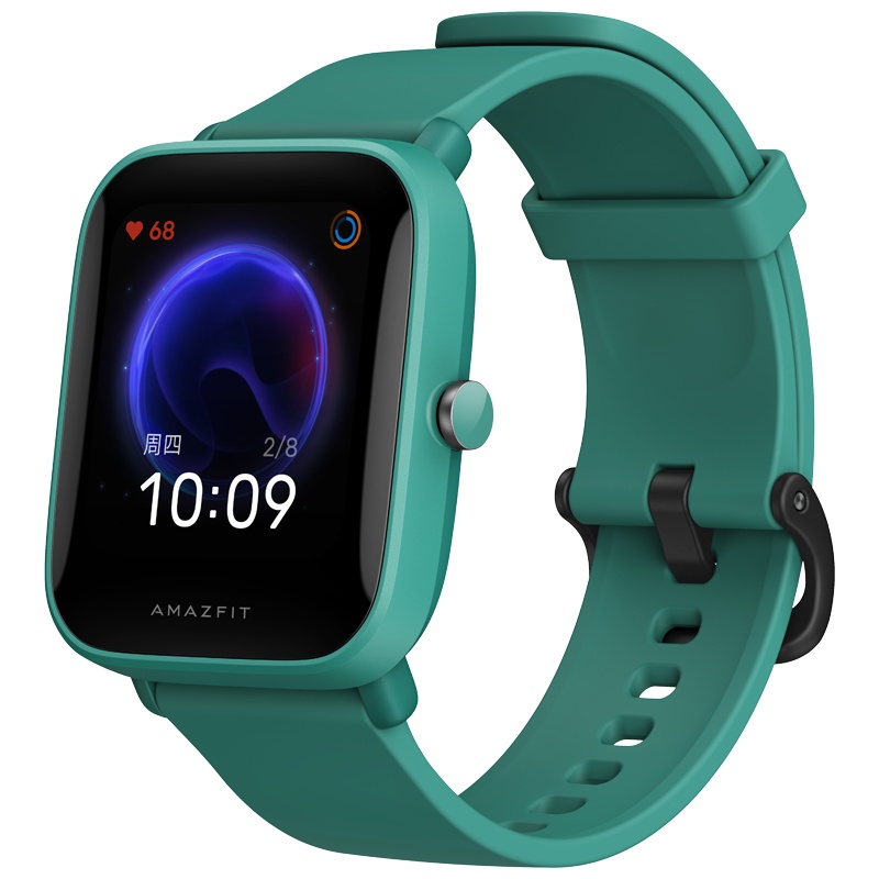 自营官方正品 Amazfit 跃我Pop pro松绿 华米智能手表蓝牙运动电话手表健康监测男女款户外运动款NFC手环适用苹果小米华为OPPO荣耀手机通用