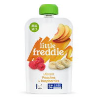 little freddie 小皮树莓香蕉苹果桃泥100g