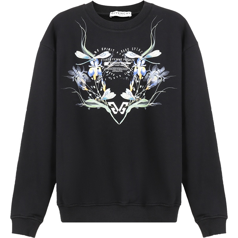 GIVENCHY 纪梵希 女士 棉质圆领长袖卫衣运动衫 BWJ0193Z3T