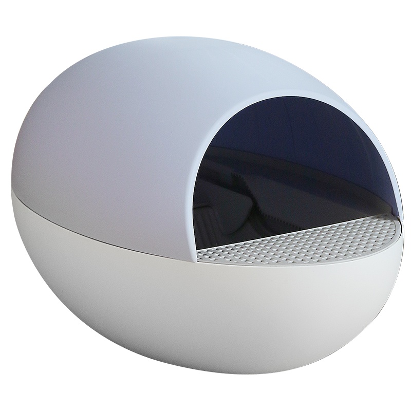 好命天生 猫蛋全自动智能猫砂盆(蓝白拼色) 防外溅智能猫厕所电动清理猫咪隔臭铲屎用品