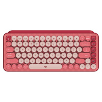 Logitech羅技 POP KEYS 無線機械式鍵盤 魅力桃