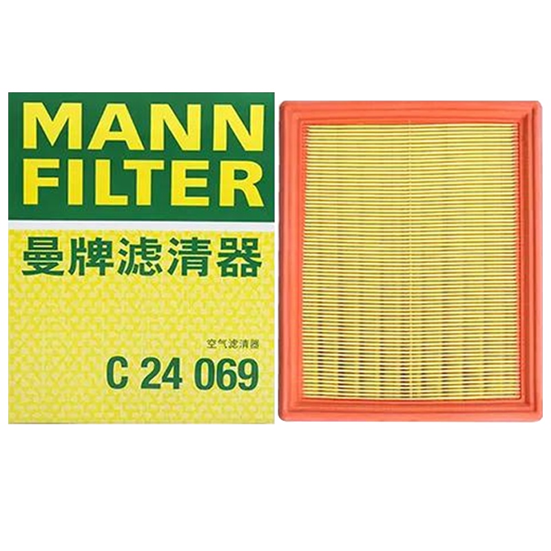 曼牌(MANN)空气滤C24069适配哈弗H2S/H4/H6/Coupe 2代/F5/F7/F7x/魏派VV5/VV6