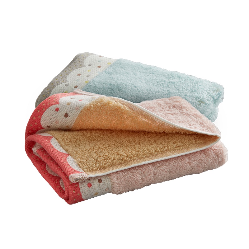 SHICHIFUKU 七福今治毛巾 日本进口 34cm*35cm 现代纯色系 恐龙系 森林系 香提系 多色可选