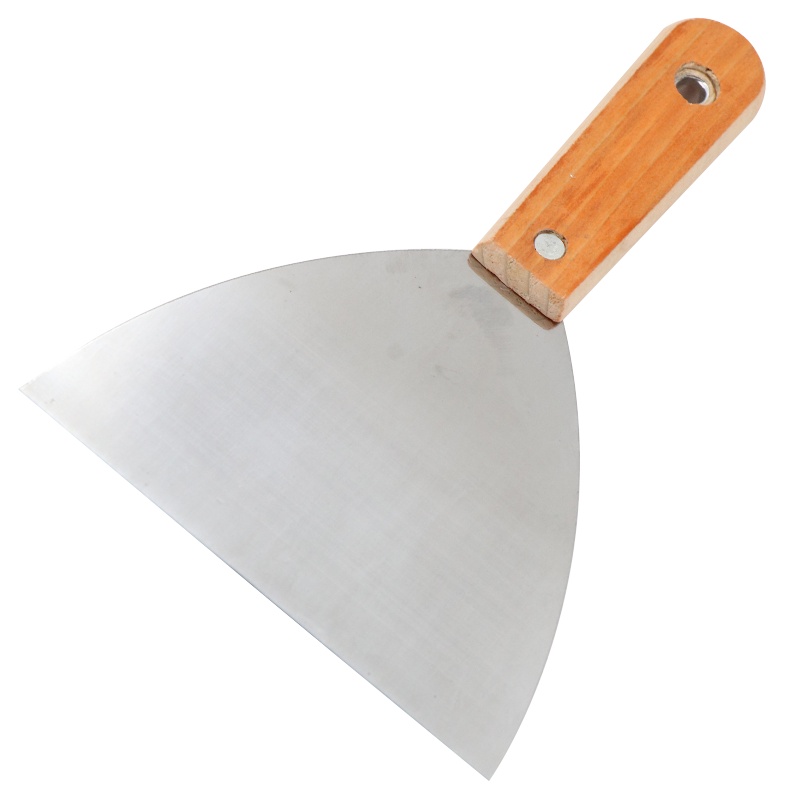 海斯迪克 gnjz-112 (5只装)木柄灰刀 批墙铲刀 规格全 腻子刀刮刀 普通木柄油灰刀 5寸