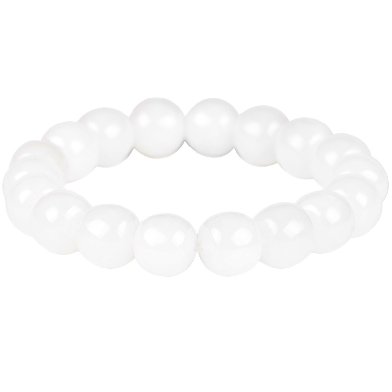 依帝魅创意礼品新疆金丝白玉和田玉羊脂白玉手串项链天然玉石手链男女苹果珠玉珠情侣手串带国检证书支持复检创意礼品送女友