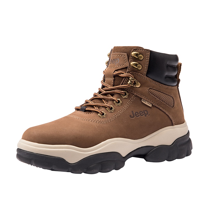 Jeep男鞋吉普英伦时尚运动休闲高帮厚底鞋