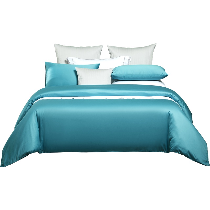 梦洁美颂 梦洁(MENDALE)家纺 60支长绒棉三/四件套全棉纯棉简约床单被套床上用品