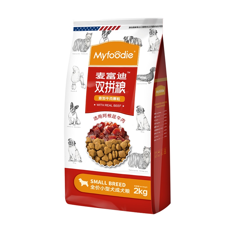 麦富迪 宠物狗粮 小型犬成犬2kg 泰迪天然粮主粮