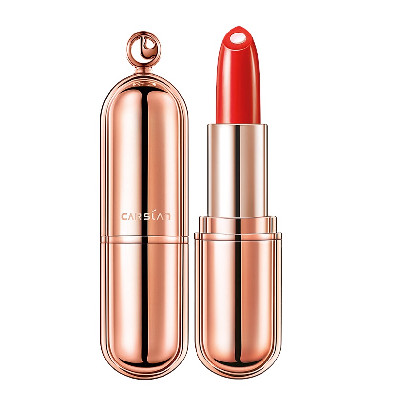 卡姿兰(CARSLAN) 金致胶原美芯唇膏 16#浓情红丝戎(双芯设计 滋养柔润双唇)