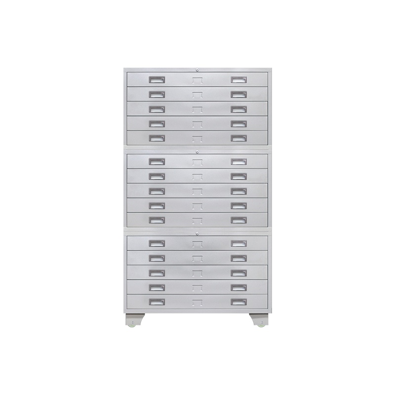 星岛钢制底图柜抽屉柜文件柜存储资料档案柜办公工程图纸柜0号底图柜三节