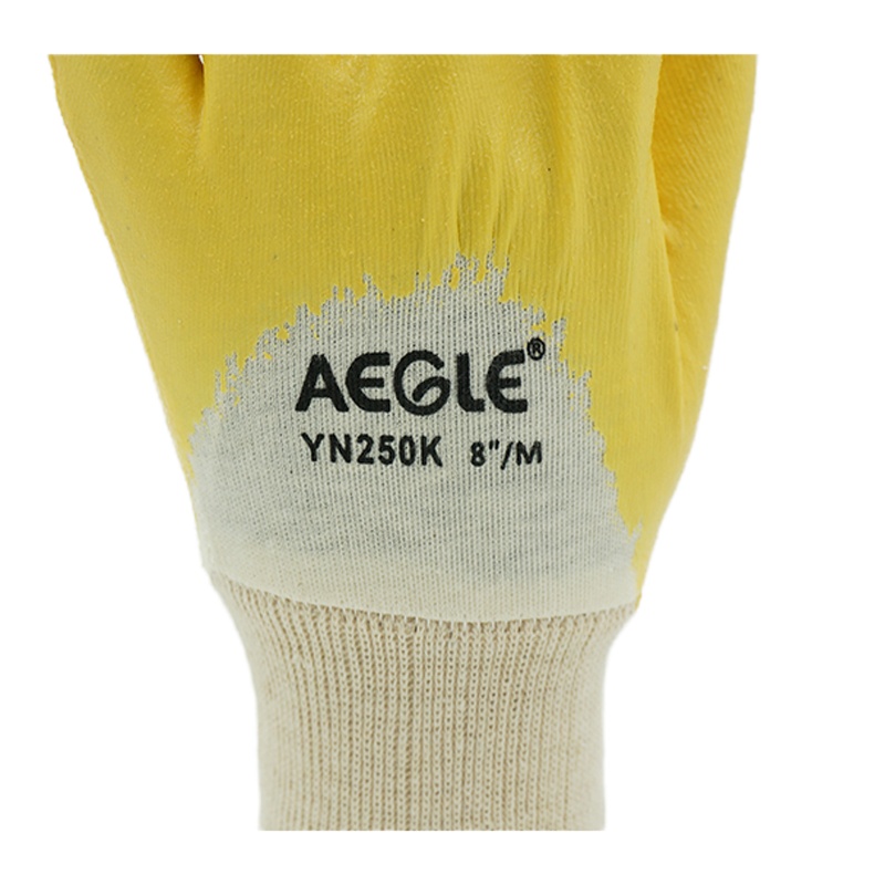 羿科 黄色丁腈半浸手套(罗口袖) 60604102(单位:副)