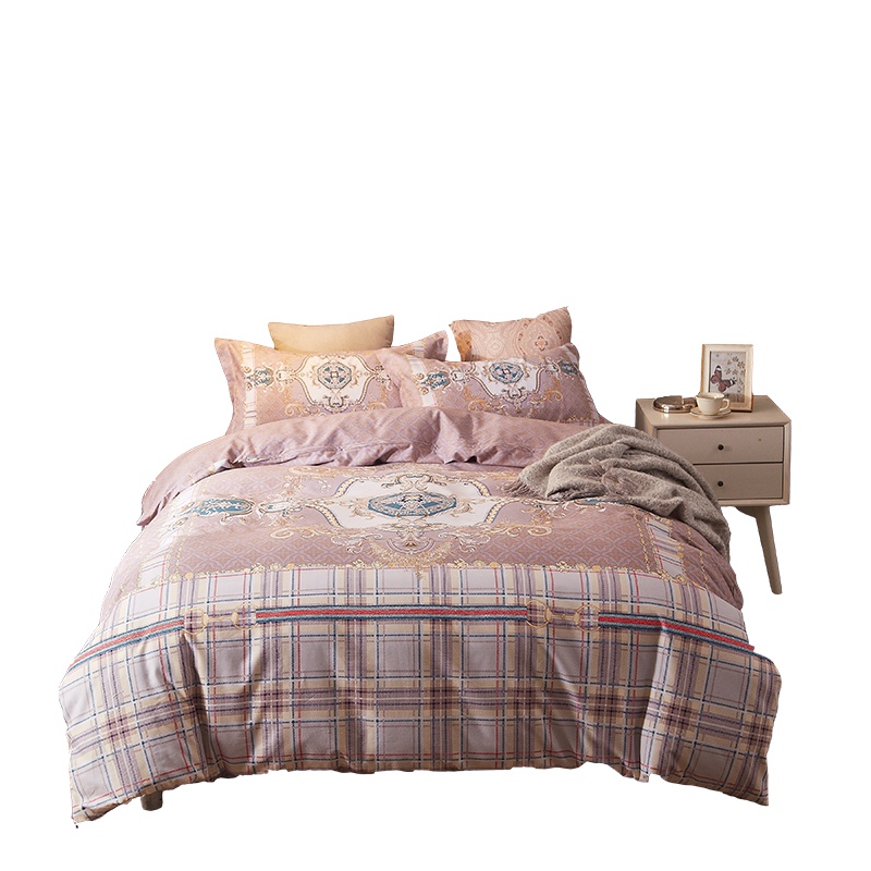 恒源祥家纺纯棉四件套全棉洋绒四件套双人1.8m床上用品