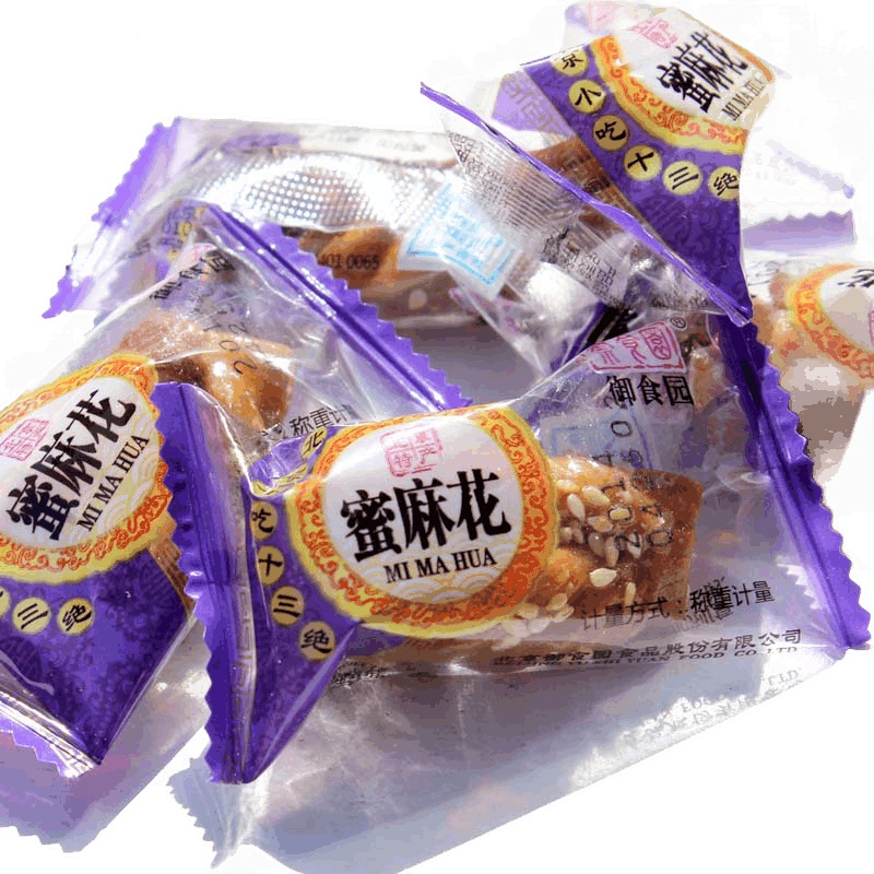 御食园 原味蜜麻花580g 老北京特产 传统小吃办公室休闲零食糕点