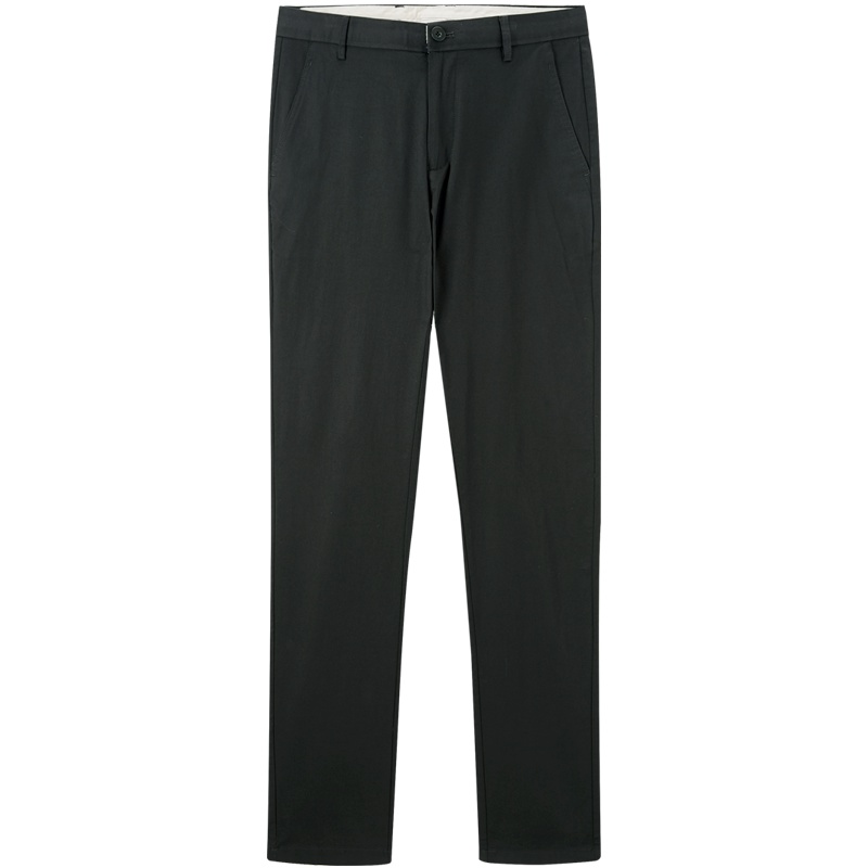 HLA海澜之家时尚直筒修身休闲裤2019春季微弹中腰休闲裤男HKCAJ1R041A