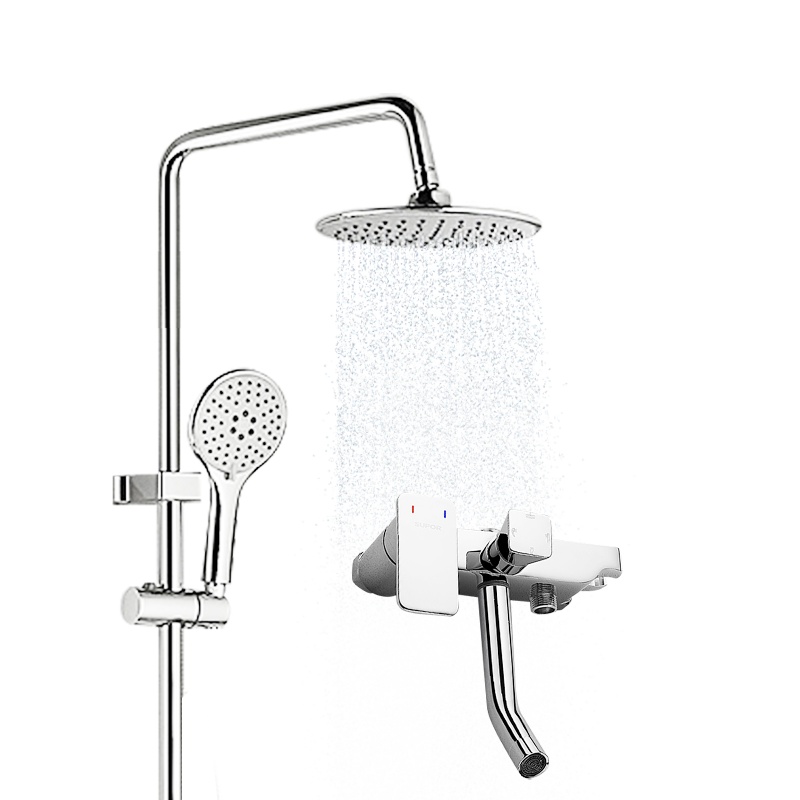 苏泊尔卫浴沐浴家用花洒套装浴室全铜空气增压花洒龙头[四出水]花洒-260153-T1-C