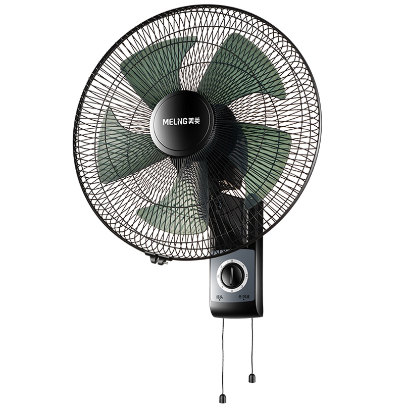 美菱壁扇家用挂壁式电风扇挂墙壁风扇壁挂摇头餐厅18寸工业扇电扇